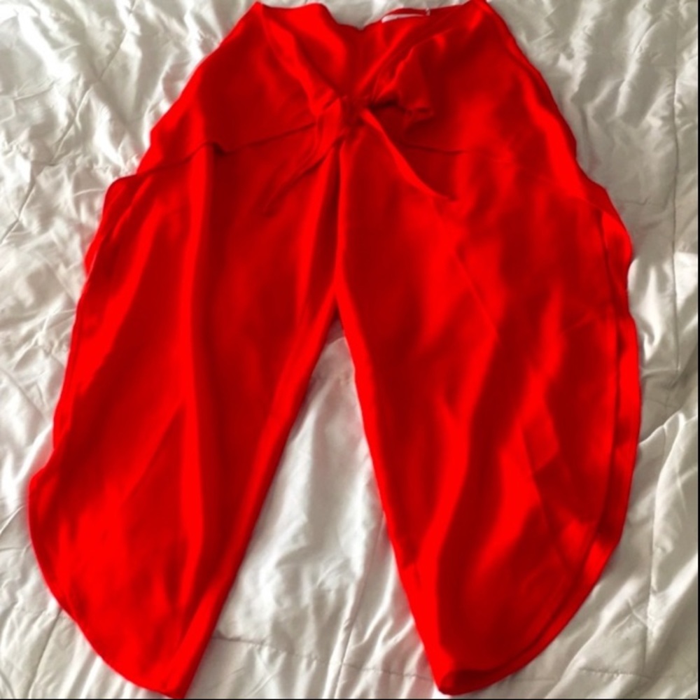 New Coral Red Pants